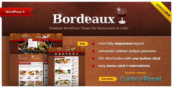 Bordeaux - Premium Restaurant Theme
