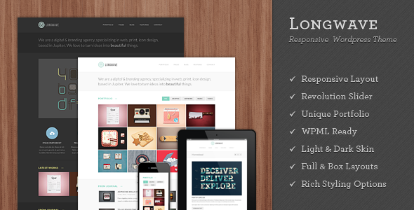 Longwave - Multipurpose Responsive WordPress Theme