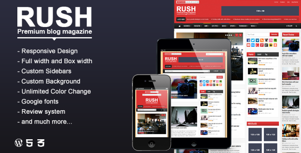 Rush - WordPress Blog & Magazine Theme