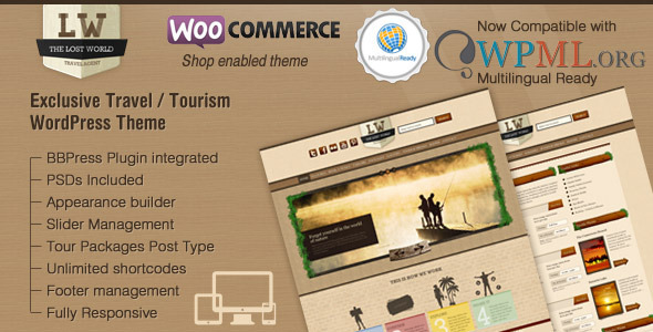 World - Responsive Travel Woo Commerce Theme
