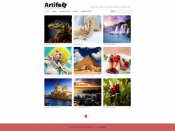 Artifex responsive portfolio WordPress theme