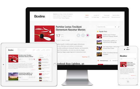 Boxline WordPress Theme - Magazine