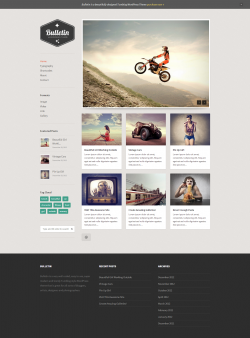 Bulletin Responsive Tumblog WordPress Theme - Magazine|Pinterest