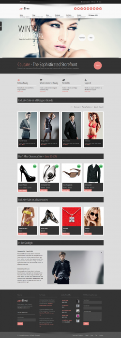 Couture WordPress WooCommerce Theme - Ecommerce>WooCommerce