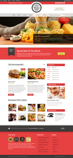 Delicieux - Restaurant Wordpress Theme - Premium wordpress themes|Restaurant