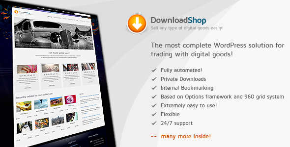 DownloadShop - Sell digital goods easily