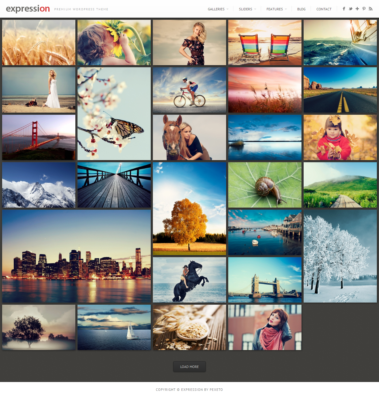 Expression Photography Responsive WordPress Theme - Photography