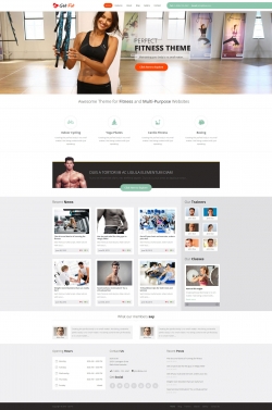 GetFit - Gym Fitness Multipurpose WordPress Theme - Fitness|Premium wordpress themes