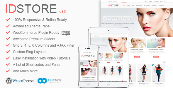IDStore - Responsive Multi-Purpose Ecommerce Theme - Ecommerce>WooCommerce