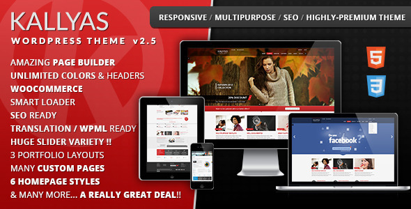 KALLYAS - Responsive Multi-Purpose WordPress Theme - Ecommerce>WooCommerce