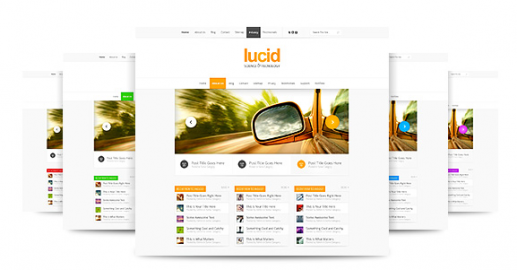 Lucid WordPress Theme - Magazine
