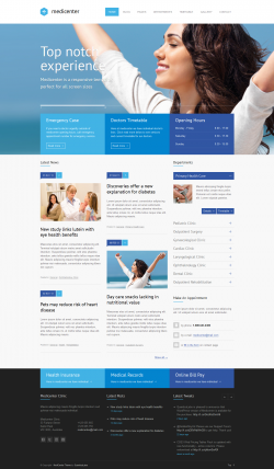 MediCenter - Responsive Medical WordPress Theme - Business
