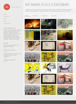 Nico WordPress Theme - Portfolio|Tumblr-Style