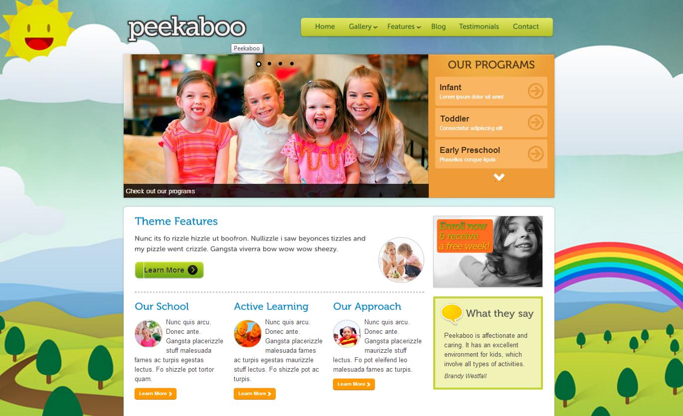 Pekaboo for WordPress - Children Theme Template - Business