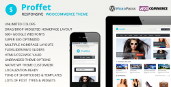 Proffet - Responsive WooCommerce Theme - Ecommerce>WooCommerce