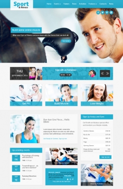 Sport & Fitness Theme for Gyms & Fitness clubs - Fitness|Premium wordpress themes