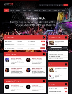 StereoClub / NightClub & Music WordPress Theme - Music|Premium wordpress themes