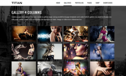 Titan Responsive Portfolio Photography Theme - Gallery|Photography|Portfolio