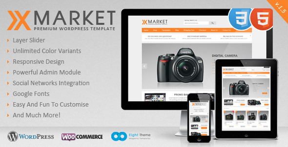 XMarket - Responsive WordPress E-Commerce Theme - Ecommerce