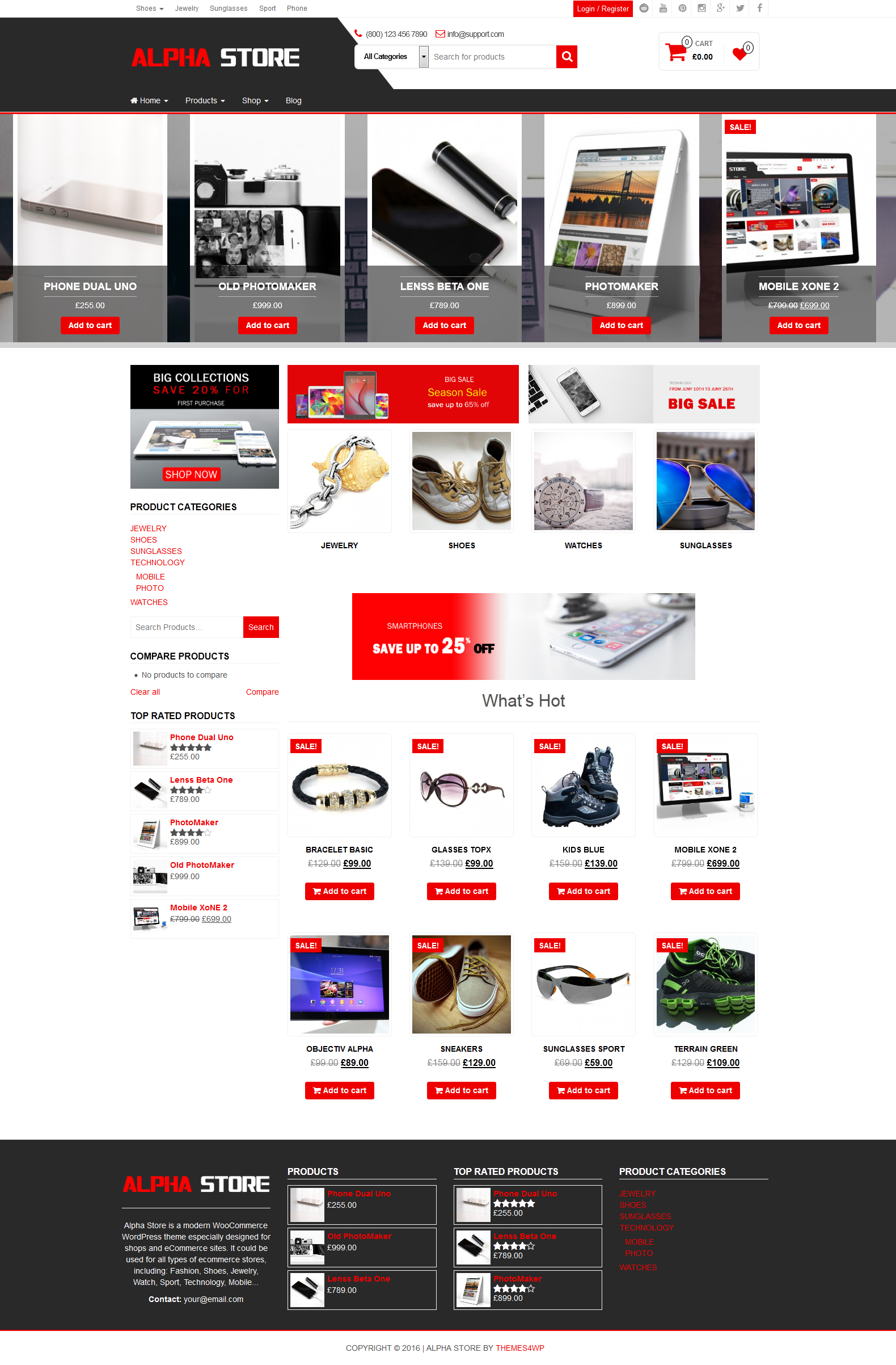 Alpha Store Pro Woocommerce Wordpress Theme