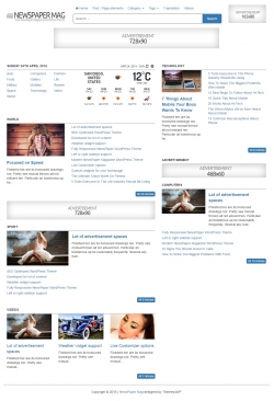 NewsPaper Mag – free NewsPaper WordPress theme